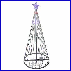 Northlight 4' Multi-Color LED Light Show Cone Christmas Tree Lighted Yard Decor