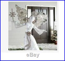 Outdoor Lighted Bronze White 56 Angel Sculpture Christmas Decor Yard Holiday
