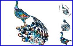 Peacock Statue Animal Sculpture Garden Decoration Metal Yard Art for Yard