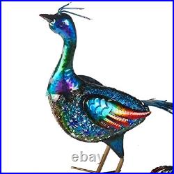 Peacock Statue Animal Sculpture Garden Decoration Metal Yard Art for Yard