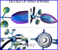 Peacock Wind Spinner Outdoor Metal Large Sculpture Yard Garden Art Decoration