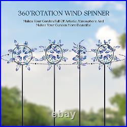 Peacock Wind Spinner Outdoor Metal Large Sculpture Yard Garden Art Decoration