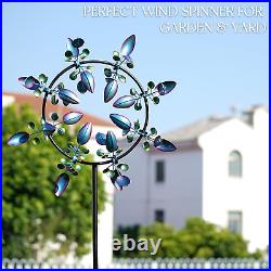 Peacock Wind Spinner Outdoor Metal Large Sculpture Yard Garden Art Decoration