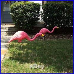 Pink Flamingo Garden Yard Lawn Art Outdoor Ornament Plastic Retro Decor 50 Pack