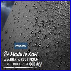 Playful Bunny & Squirrel Garden Statues Weather-Resistant Metal Art Set