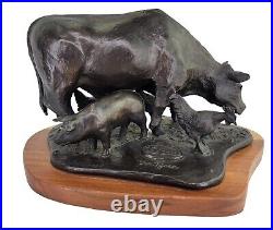 Rare Troy Anderson Don Tyson Farm Yard Animals Bronze Sculpture Signed