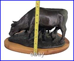 Rare Troy Anderson Don Tyson Farm Yard Animals Bronze Sculpture Signed