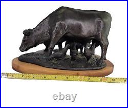 Rare Troy Anderson Don Tyson Farm Yard Animals Bronze Sculpture Signed