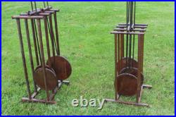 Rustic Medium Metal 54 Small Pendulum Ornamental Yard Sculpture