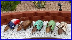 Rustic Metal Armadillo Yard Art Garden Decor