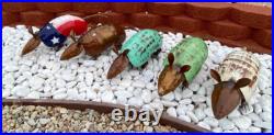 Rustic Metal Armadillo Yard Art Garden Decor