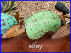 Rustic Metal Armadillo Yard Art Garden Decor