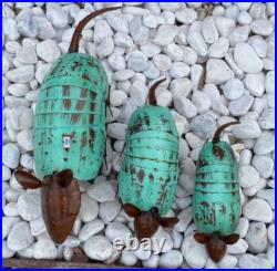 Rustic Metal Armadillo Yard Art Garden Decor