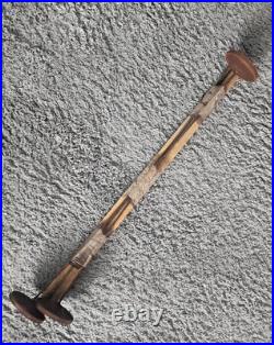 Rusty Metal Garden Stakes Set 3 Flowers Outdoor Yard Art? Andlesticks Sculpture