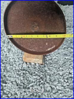 Rusty Metal Garden Stakes Set 3 Flowers Outdoor Yard Art? Andlesticks Sculpture