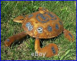 Rusty Metal Turtle Yard Art and Garden Decor Choose from 3 Sizes