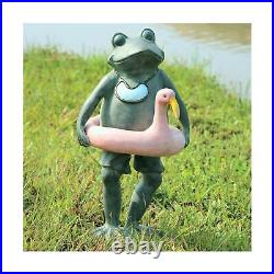 SPI Home 33470 Beach Buddy Frog Sculpture