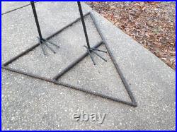 Sandhill Crane Garden Statue / Sculpture Lifesize Metal Frame Hand Made in USA