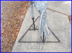 Sandhill Crane Garden Statue / Sculpture Lifesize Metal Frame Hand Made in USA