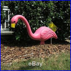Southern Patio Pink Flamingo Garden Yard Lawn Art Pack Ornament Plastic Decor