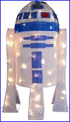 Star Wars R2D2 Yard Decor Outdoor Indoor Christmas Holiday Lighted Decoration