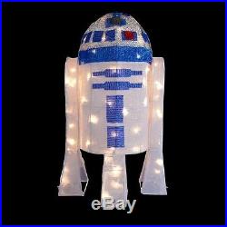 Star Wars R2D2 Yard Decor Outdoor Indoor Christmas Holiday Lighted Decoration