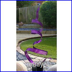 Statements2000 Large Metal Garden Sculpture Modern Purple Yard Decor Jon Allen
