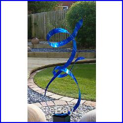 Statements2000 Large Metal Sculpture Modern Blue Garden Yard Art Decor Jon Allen