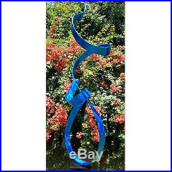 Statements2000 Large Metal Sculpture Modern Blue Garden Yard Art Decor Jon Allen