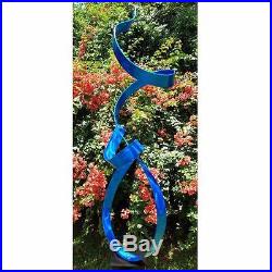 Statements2000 Metal Sculpture Abstract Blue Garden Yard Decor Art by Jon Allen