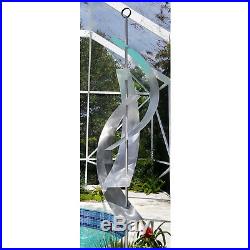 Statements2000 Metal Sculpture Large Aqua Blue Garden Yard Art Decor Jon Allen