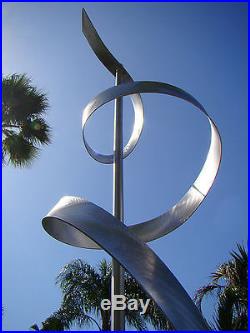 Statements2000 Metal Sculpture Modern Silver Garden Yard Art Decor by Jon Allen