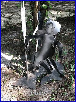 Steel/Metal Laser Cut DANCING WOMEN Yard Art Sculpture. Judie Bomberger