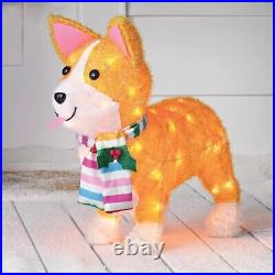 Target Wondershop 21.5 Lit Tinsel Corgi Dog Christmas Indoor/Outdoor Sculpture