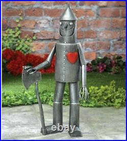 Tin Man Yard Art Wizard of Oz Out Door Metal Garden Sculpture Patio Statue Decor