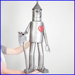 Tin Man Yard Art Wizard of Oz Out Door Metal Garden Sculpture Patio Statue Decor