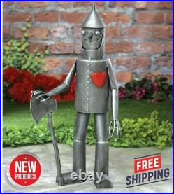 Tin Man Yard Art Wizard of Oz Out Door Metal Sculpture Garden Patio Statue Decor