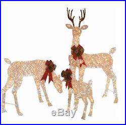 Trim A Home Christmas Decorations Deer Front Yard Decor Lights Holidays Xmas Fun