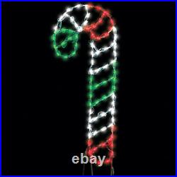 Twinkly Pro RGB Candy Cane Christmas Yard Art Outdoor Lighted Multi Function