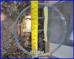 Vintage Flower Pot Holder Decor Metal Art Sculpture Garden Statue Yard Ornament