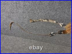 Vintage Metal / Wood Folk Art Sculpture Hand Made Heron Stork Crane 21 Yard Art