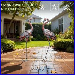 Weather-Resistant Heron Statues, 47-48 Inch