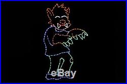 Werewolf Halloween LED light metal wire frame outdoor yard display decoration