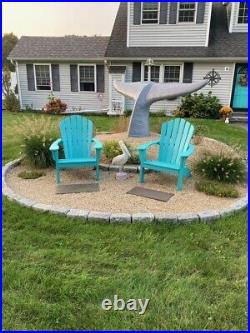 Whale Tail Yard Art Statue and Sculpture for Garden Lawn Patio Restaurant