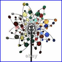 Wind Spinner Kinetic Sculpture Outdoor Windmill Yard Garden Decor 72 x 24 Inches