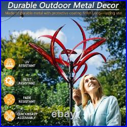 Wind Spinner Large Metal Sculpture for Outdoor Lawn Yard Art Garden Decoration