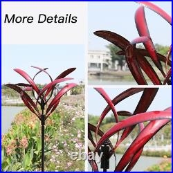 Wind Spinner Large Metal Sculpture for Outdoor Lawn Yard Art Garden Decoration
