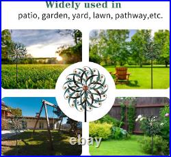 Wind Spinner Large Metal for Outdoor Yard Art Sculpture Patio Lawn Garden Decor