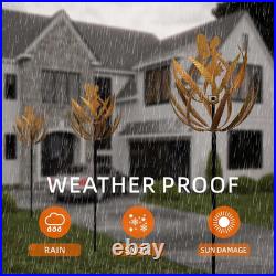 Wind Spinner Metal Kinetic Sculptures Outdoor Garden Yard Lawn Patio Decoration