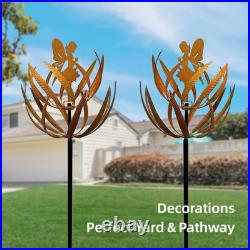 Wind Spinner Metal Kinetic Sculptures Outdoor Garden Yard Lawn Patio Decoration